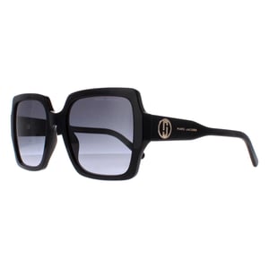Marc Jacobs Cat Eye Womens Glänzend Schwarz Dunkelgrau Gradient MARC 731/S