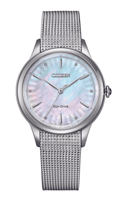 Citizen L Serie Damen Silberne Uhr EM1150-86D