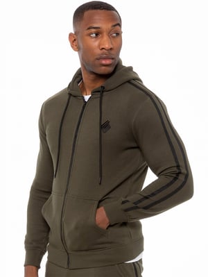 Herren Kapuzenpulli mit Reißverschluss und Band| enzo designer menswear