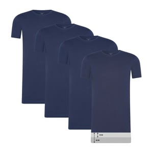 4-Pack T-shirts von Cappuccino Italia in der farbe Blau und in größe L.