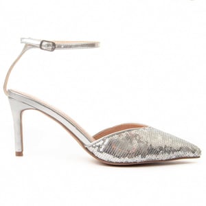 Montevita Absatzschuh Festshoe2 in Silber