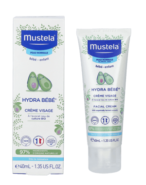 Mustela Hydra Bebe Facial Cream.