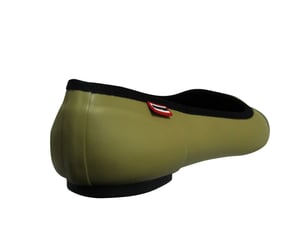 Hunter Original Ballett Damen Olivenschuhe