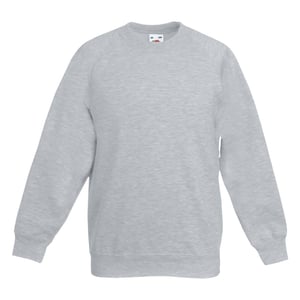 Fruit of the Loom - "Premium" Sweatshirt Eingesetzt für Kinder (Grau meliert)