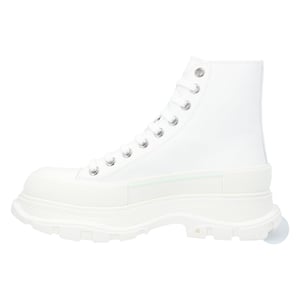 Alexander McQueen Tread Slick Boots 'Weiß Graffiti'