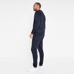 MYT Herren-Trainingsanzug mit Rundhalsausschnitt Navy