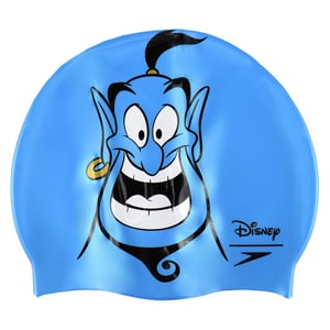 Speedo Disney Aladdin – Blaue Unisex-Badekappe aus Silikon
