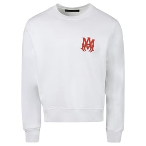 Weißes Sweatshirt mit Amiri MA-Logo