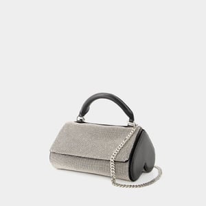 Crush Satchel Tasche - Kara - Messing - Weiß