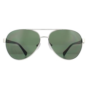 Calvin Klein Aviator Herren Silber Grün Sonnenbrille