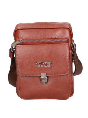 Northampton Polo Club Schultertasche Männer COFFEE