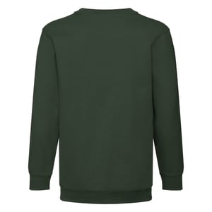 Fruit of the Loom - "Premium" Sweatshirt für Kinder angesetzte Ärmel (Flaschengrün)