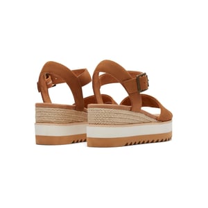 TOMS Diana Leder Damen Tan Keile