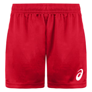 ASICS Logo Herren schwarz/rote Shorts