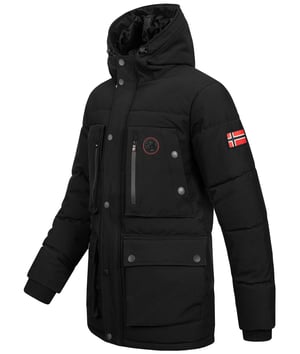 Geographical Norway Jacke Schwarz