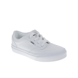 Vans Atwood Schnürung weiße Leinwand Kinder Plimsolls UDT7HN