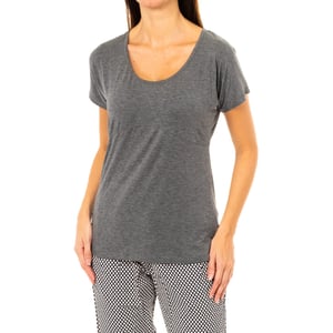 Kurzarm-T-Shirt mit Rundhalsausschnitt für Frauen UW0UW00103