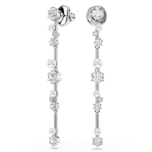 Swarovski 'Constella Bars' Damen Ohrringe aus Basismetall - Silber 5705614
