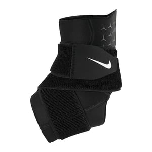 Nike - Kompressions-Knöchelstütze "Pro" (Schwarz/Weiß)