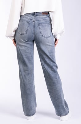 Liz Damenjeans Blau Wide Legs