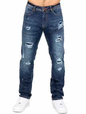 Enzo | Herren Ripped Denim Jeans