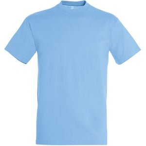 SOLS Herren Regent T-Shirt mit kurzen Ärmeln (Himmelblau)