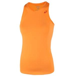 Asics Motion Dry Athlet Womens Orange Tennis Top