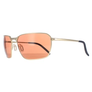 Serengeti Rectangle Mens Matte Light Gold Mineral Drivers Shelton