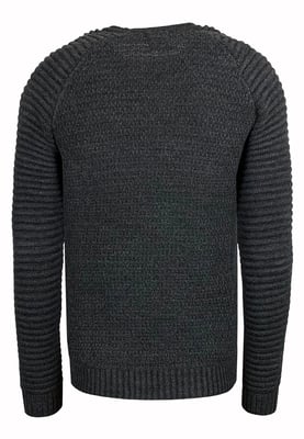 Rusty Neal Rundhals-Pullover Grau