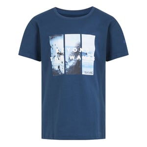 Regatta - "Bosley VII" T-Shirt für Kinder (Dunkel-Jeansblau)