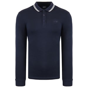 Armani Jeans Herren Navy Polo -Hemd