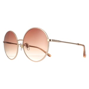 Chopard Rund Damen Glänzend Kupfer Gold Braun Farbverlauf SCHF11V