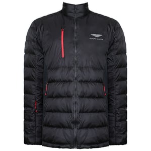 Hackett Aston Martin Apex Mens Black Moto Jacke