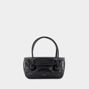 Knot Sm Schultertasche - Jil Sander - Leder - Schwarz