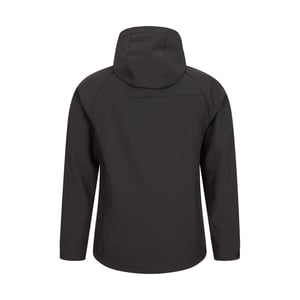 Mountain Warehouse Herren Exodus Wasserdicht Soft Shell Jacke (Schwarz)