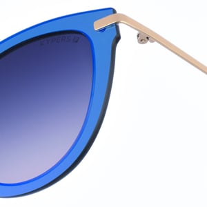 SIDNEY Damen-Sonnenbrille aus Metall in ovaler Form