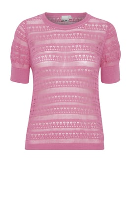 ICHI gestricktes Top IHMARINDA rosa
