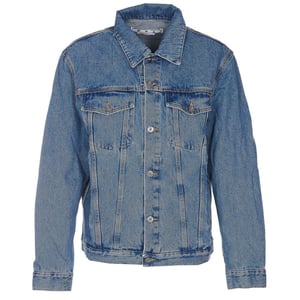 Off-White Skate Fit Blaue Jeansjacke