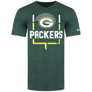 Nike NFL Green Bay Packers Legend Goal Post Grünes Herren-T-Shirt