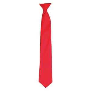 Premier - Krawatte für Herren/Damen Unisex (Erdbeer Rot)