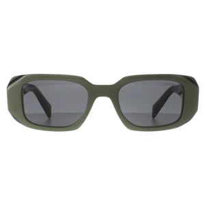 Prada PR17WS 13N5S0 Salbei schwarz dunkelgrau Sonnenbrille