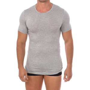 Mode Bambus Kurzarm-T-Shirt BKK1UTS03SI Mann