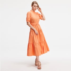 Hemdkleid aus Baumwolle mit zusätzlichem Gürtel