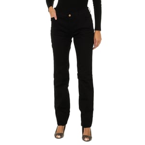 Lange Hose aus Stretchgewebe 6Y5J85-5DXIZ Frau