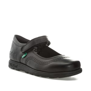 Kickers Fragma Pop Lederschuhe für Mädchen in Schwarz