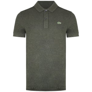 Lacoste Slim Fit Mens Dunkelgrüne Poloshirt