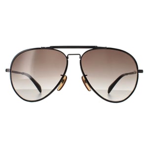 David Beckham DB7003/S KJ1 HA Sonnenbrille mit dunklem Ruthenium und braunem Farbverlauf