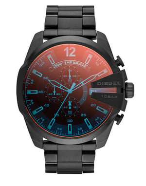 Diesel Mega Chief Schwarz Herren Armbanduhr DZ4318