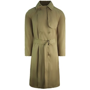 Lacoste -Baumwollgürtel Graben Frauen Beige Long Mantel