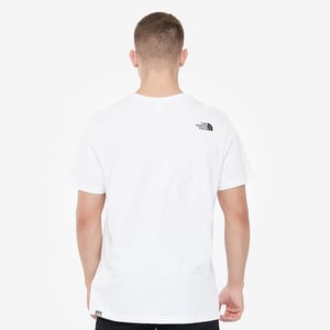 The North Face Bad Glasses T-Shirt in Clear Lake Blau / TNF Weiß